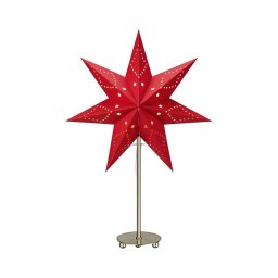 Markslöjd 705544 - Decoração de Natal SATURNUS 1xE14/25W/230V 35 cm vermelho