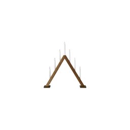 Markslöjd 706226 - Castiçal de Natal ARIELE 7xE10/3W/230V madeira/branco