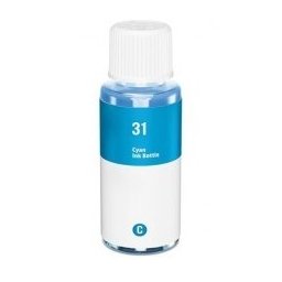 Tinteiro Compatível para HP 31 Azul 1VU26A 70ml