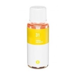 Tinteiro Compatível para HP 31 Amarelo 1VU28A 70ml
