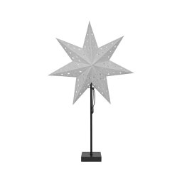 Markslöjd 704455 - Decoração de Natal SOLVALLA 1xE14/25W/230V prata 69 cm