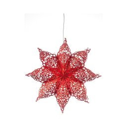 Markslöjd 702561 - Decoração de Natal HALL 1xE14/25W/230V vermelho 70 cm