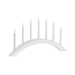 Markslöjd 705953 - Castiçal de Natal AVENTO 7xE10/3W/230V branco