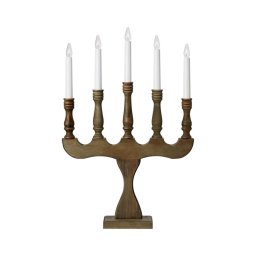 Markslöjd 706280 - Castiçal de Natal SVANEHOLM 5xE10/3W/230V pinho/castanho