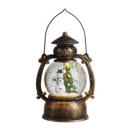 Markslöjd 705053 - Decoração de Natal LED LOTHAR LED/0,15W/3xAA lanterna em bronze