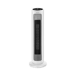 Sencor - Ventilador com resistência cerâmica 2200W/230V Wi-Fi branco + telecomando