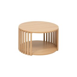 5five - Mesa de centro VINKY diâmetro 60 cm castanha