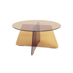 Mesa de centro SANOS 80 cm castanho fumê