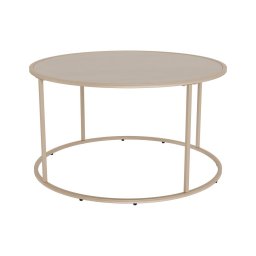 Mesa de centro SARON, diâmetro 80 cm, cinzenta