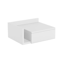Mesa de cabeceira AVA 40x32 cm branca