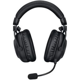 Auriculares Logitech PRO X Wireless 2 sem fios e com fios Bluetooth Gaming com suporte preto