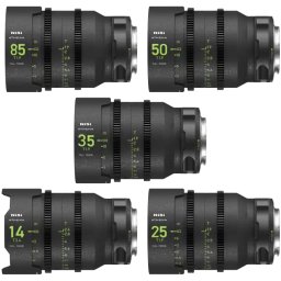 NISI Kit de objectivas Cinma ATHENA Prime FF Montagem Canon RF