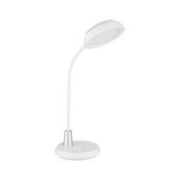 Globo 58496W - Lâmpada de mesa tátil regulável LED KIRK LED/12W/230V branca