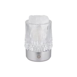 Globo 21044S - Lâmpada de Mesa Tátil Dimerizável LIZZY LED/1W/5V 3000K 1200 mAh Prateada
