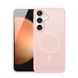 Capa Dux Ducis Yind para Samsung Galaxy S26 FE | MagSafe – Rosa Claro