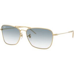 Rayban Óculos de sol Ray Ban CARAVAN REVERSE 0RBR0102S Dourados Tamanho: 58X15 Dourados