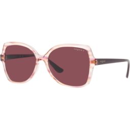 Óculos de sol Vogue 0VO5488S Rosa/Vermelho-Púrpura Tamanho: 56X16 Rosa/Vermelho-Púrpura