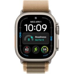Apple Watch Ultra 4 GPS + Cellular 49mm Titânio Natural c/ Bracelete Loop Alpine Deserto M
