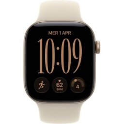 Apple Watch Series 12 GPS 42mm Alumínio Dourado-Claro c/ Bracelete Desportiva Areia S/M