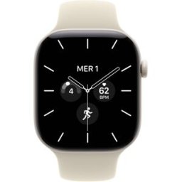 Apple Watch Series 12 GPS + Cellular 42mm Cerâmica Branco Pérola c/ Bracelete Desportiva Areia S/M