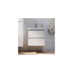 Móvel de casa de banho com lavatório MOLDE 60x55x46 cm branco