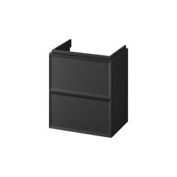 Cersanit S1021-006-Móvel suspenso de casa de banho para lavatório MILLE SLIM 50x35 cm preto