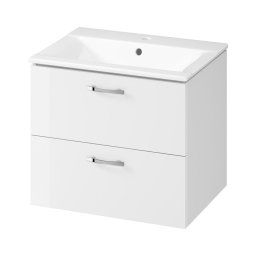 Cersanit S801-309-DSM- Móvel suspenso de casa de banho com lavatório NIKO 60x45 cm branco