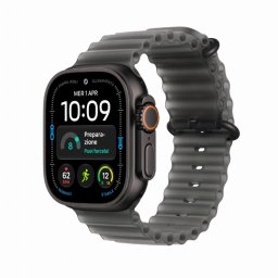 Apple Watch Ultra 4 GPS+Cellular 49mm Titânio Preto c/ Bracelete Preto Translúcido