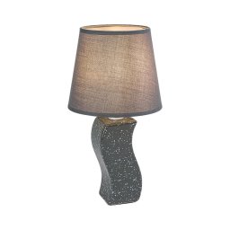 Rabalux 74073 - Candeeiro de mesa DAYAMI 1xE14/40W/230V cinzento