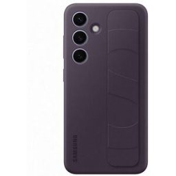 Samsung Capa de Silicone com Fita para Galaxy S24 - Violeta Escuro