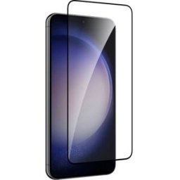 Puro Película de Ecrã Vidro Temperado para Samsung Galaxy S24 - Moldura Preta