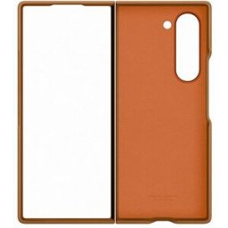 Samsung Capa em pele para Galaxy Z Fold6 - Castanha