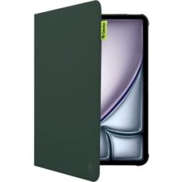 Gecko Capa Livro Apple para Samsung Galaxy Tab A11+ A9+ - Couro de Casca de Maçã - Verde