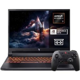 Acer Computador Portátil Gaming Nitro V 16 AI ANV16-42-R0E8 16'' GeForce RTX 5050 AMD Ryzen™ 7 260 16GB 512GB SSD + Controlador