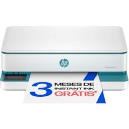 HP Impressora Multifunções Envy 6122e Cores 10 ppm Wi-Fi Elegível para o Instant Ink - Branco