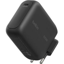 Belkin Carregador GaN USB-C Boost Charge Fold 100W - Preto