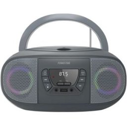 Fonestar Rádio Portátil Boom-Go CD USB - Cinzento