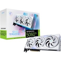 Placa Gráfica NVIDIA GeForce RTX 5060 Ti "Blackwell" Gaming Trio OC White 16G GDDR7 DLSS4 - MSI