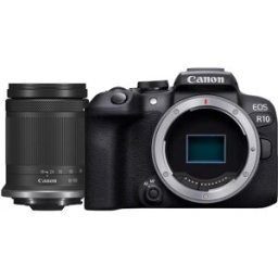 Máquina Fotográfica Mirrorless EOS R10 + Objetiva RF-S 18-150mm F/3.5-6.3 IS STM (Preto) - CANON