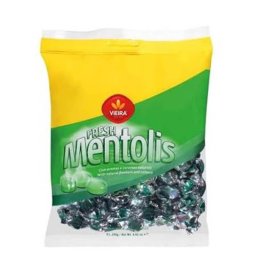 Rebuçados Mentol Mentolis Vieira - 200g (2 x 100g) Big Size