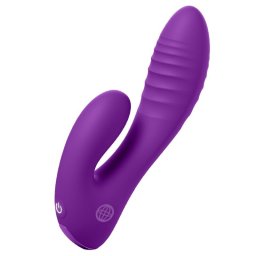 FANTASY FOR HER - VIBRADOR SECRET LOVER DE PONTOS DUPLOS PARA CLITÓRIS, RECARREGÁVEL, ROXO
