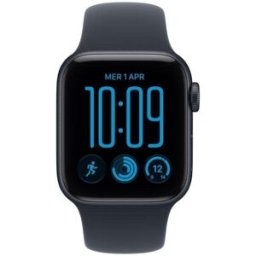 Apple Watch SE 3 GPS 40mm Alumínio Meia-Noite com Bracelete Desportiva Azul Marinho M/L