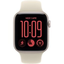 Apple Watch SE 3 GPS + Cellular 44mm Alumínio Bege com Bracelete Desportiva M/L