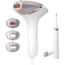 Depiladora a Laser Lumea IPL Série 8000 Prestige c/ SenseIQ (Branco/Rosa) - PHILIPS