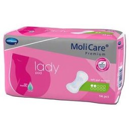 Molicare Pensos de Incontinência 2 Gotas Lady Pad 14 un