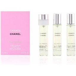 Chanel Chance Eau Fraiche eau de toilette vaporizador twist & spray 3 refis 3 x 20 ml