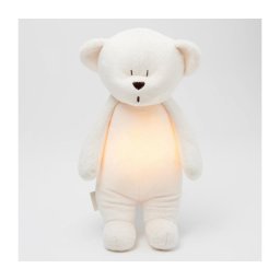 Moonie - Amigo aconchegante com melodia e iluminação urso pequeno 2.0 creme