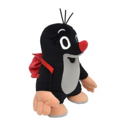 Toupeira de pelúcia com mochila, 20 cm