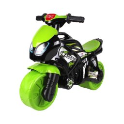 Moto de equilíbrio com luz, verde/preto