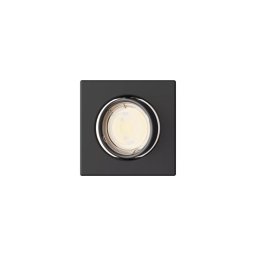 Philips - Luminária de teto embutida PERIDOT 1xGU10/7W/230V preta